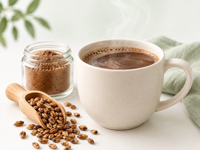 Cevada torrada e solúvel, substituto do café